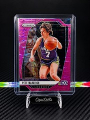 Panini Prizm 2024-25 Legends Pete Maravich New Orleans Jazz #278 /42 Pink