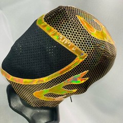 Tinieblas Semi Professional Wrestling Mask Lucha Costume Beehive Fabric Design