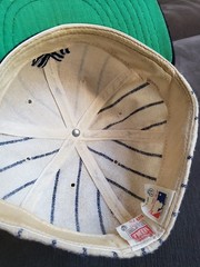 Vintage New York Yankees Wool Baseball Hat Cap Pinstripe American Needle 7 1/2