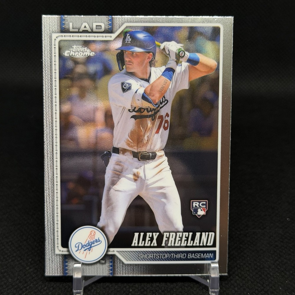 Alex Freeland – 2026 Topps Chrome – Rookie RC Card – Dodgers – #102