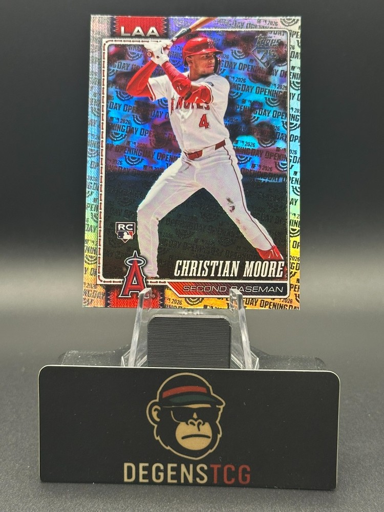 2026 TOPPS SERIES 1 BASEBALL OPENING DAY RC CHRISTIAN MOORE #147