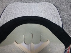 American Needle Archive Chicago Whales MLB Cap White Navy Blue Red Wool Speck