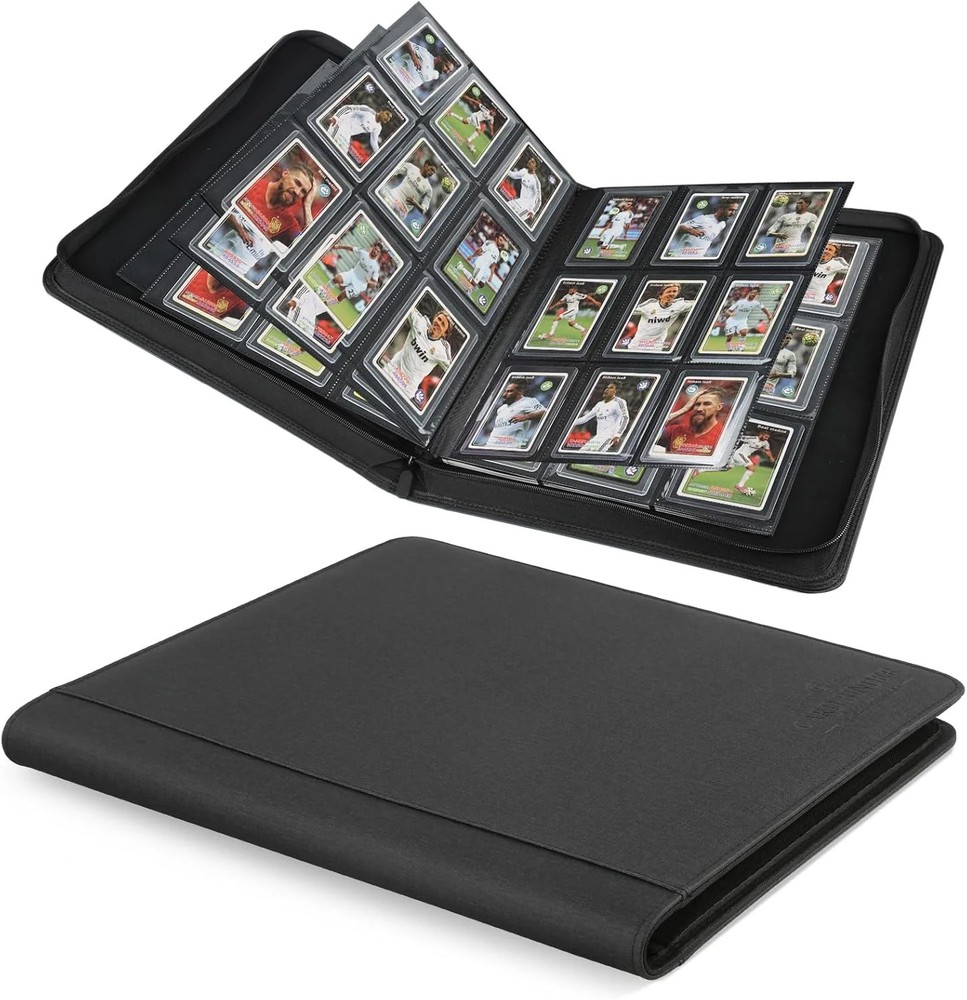 Toploader Binder, Holds 288 Toploaders, 9 Pocket Top Loader Binders