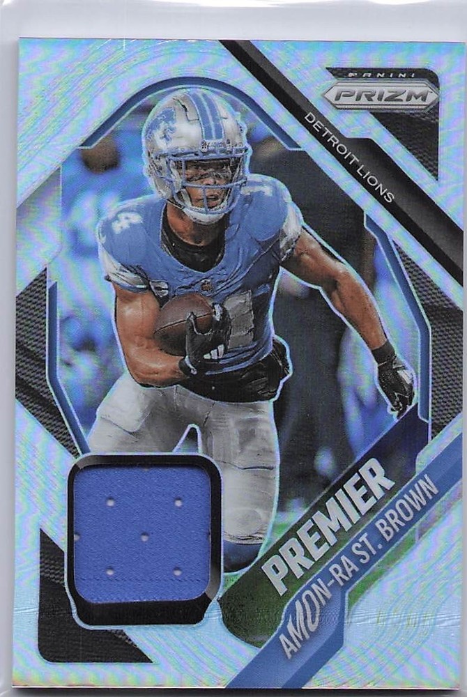 2025 Panini Prizm – Premier Jerseys Amon-Ra St. Brown #PJY-ASB (MEM)
