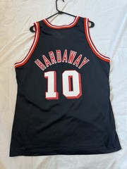 Vintage Champion Miami Heat Tim Hardaway Jersey Black Size 48