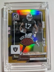 2025 SportsCards.com Davante Adams 76/128 Game Dated Ball Stars Football