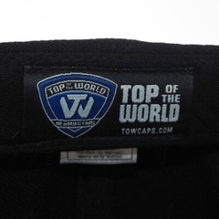 Top of the World Carolina Tar Heels Abstract Brim Snapback Hat Black / Blue OS