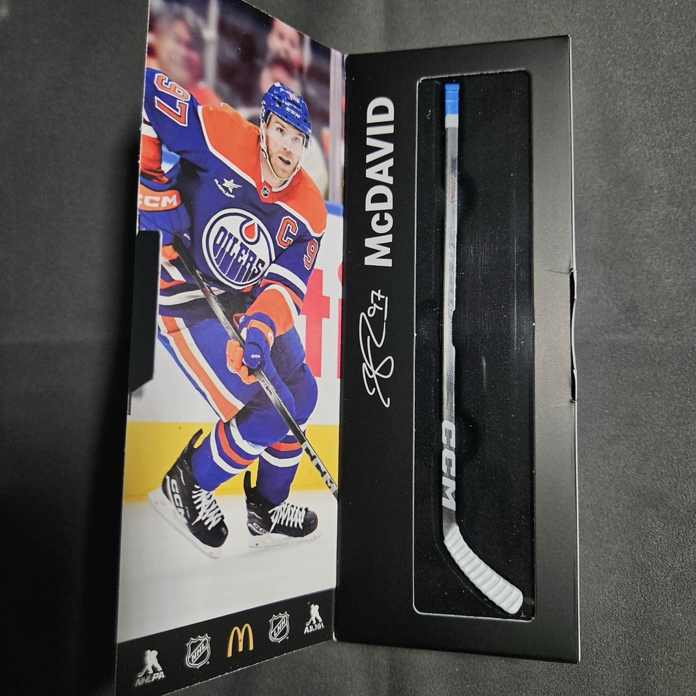Connor McDavid McDonald&rsquo;s NHL Star Sticks 2025-2026 Canada Exclusive Mini Stick