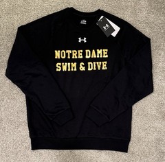 Under Armour Notre Dame Fighting Irish TEAM ISSUED Crewneck – Men’s XL