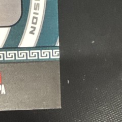 Panini 2023 Obsidian A.J. Brown Eagles Tunnel Vision Insert #22 Serial #/135