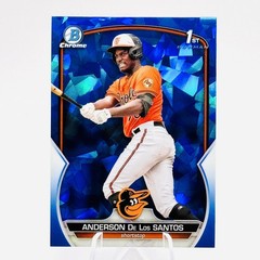 ANDERSON DE LOS SANTOS 2023 Bowman 1st Bowman Chrome Prospect Sapphire #BCP-207