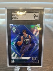 2020-21 Panini Chronicles – Phoenix LaMelo Ball #569 Blue /99 (RC) SGC 9