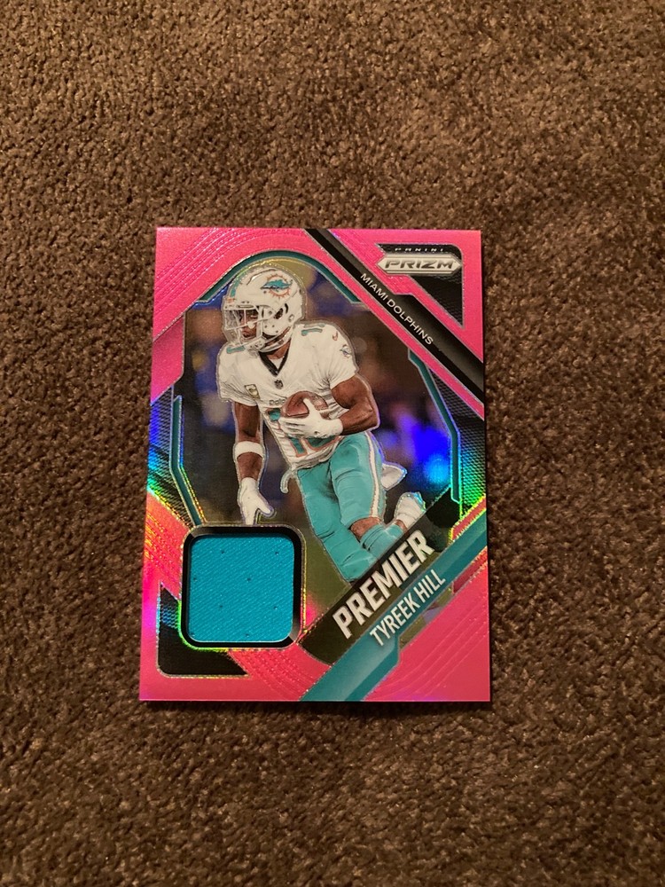 Tyreek Hill 2025 Prizm Premier Jerseys Pink Prizm #PJY-THL