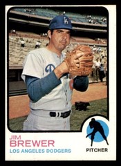 1973 Topps Baseball #126 Jim Brewer EX *d8