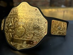 World heavyweight big gold championship belt wrestling replica tittle 2mm adult