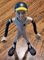 1981 MLB Amscan Inc. Oakland A’s Athletics Flexible Bendable Figurine Toy