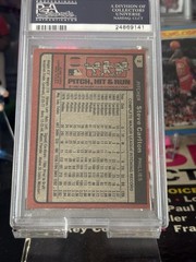 1980 Topps Burger King Pitch Hit & Run Steve Carlton #2 Hall of Fame Phillies