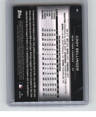2026 Topps Chrome Black Rose Gold Wave Refractors Cody Bellinger Yankees /10