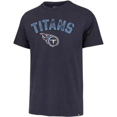 &rsquo;47 Brand Tennessee Titans NFL Short Sleeve Navy Men&rsquo;s Cotton Shirt Size X-Large