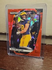 2025 Panini Prizm Draft Picks – Colston Loveland #67 Red Ice Prizm (RC)