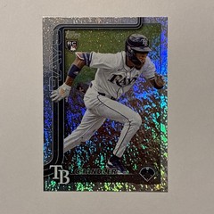 2025 Topps Update Series – Chandler Simpson #US277 Sandglitter RC Tampa Bay Ray