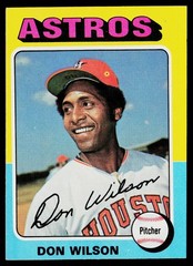1975 Topps Set-Break #455 Don Wilson, Near Mint or Better , (HUCK&rsquo;S)