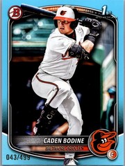 2025 Bowman Draft #BD-63 Caden Bodine Sky Blue Border #/499