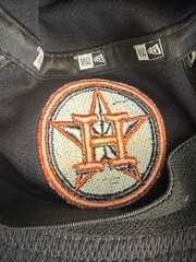 HOUSTON ASTROS BLACK MLB NEW ERA BUCKET HAT Black And Orange Official On Field