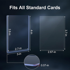 1000 Card Sleeves Top Loaders for Cards, 3&Prime;X4&Prime; Toploaders for Cards, Premium Bas