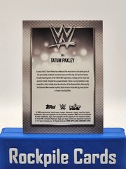 2026 Topps Chrome WWE – Tatum Paxley #191 Teal Refractor /299