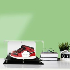 Sneaker Display Case, Clear Shoe Box Acrylic Case for Sneaker(4.3&Prime;Lx4.3&Prime;Wx5&Prime;H)