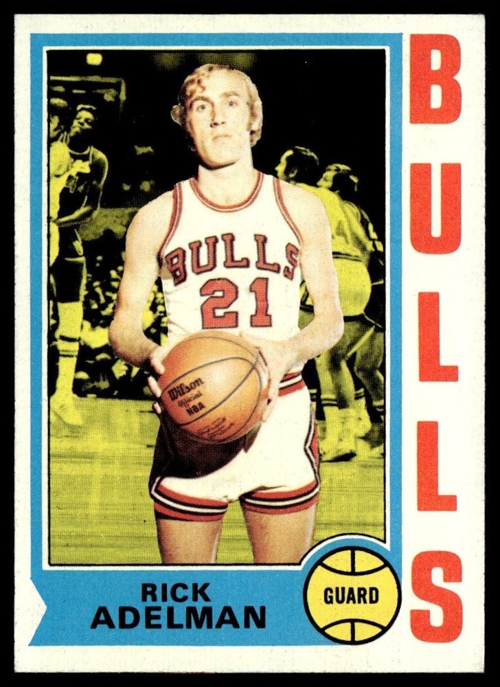 1974-75 Topps Basketball Card Rick Adelman Chicago Bulls #7 NM