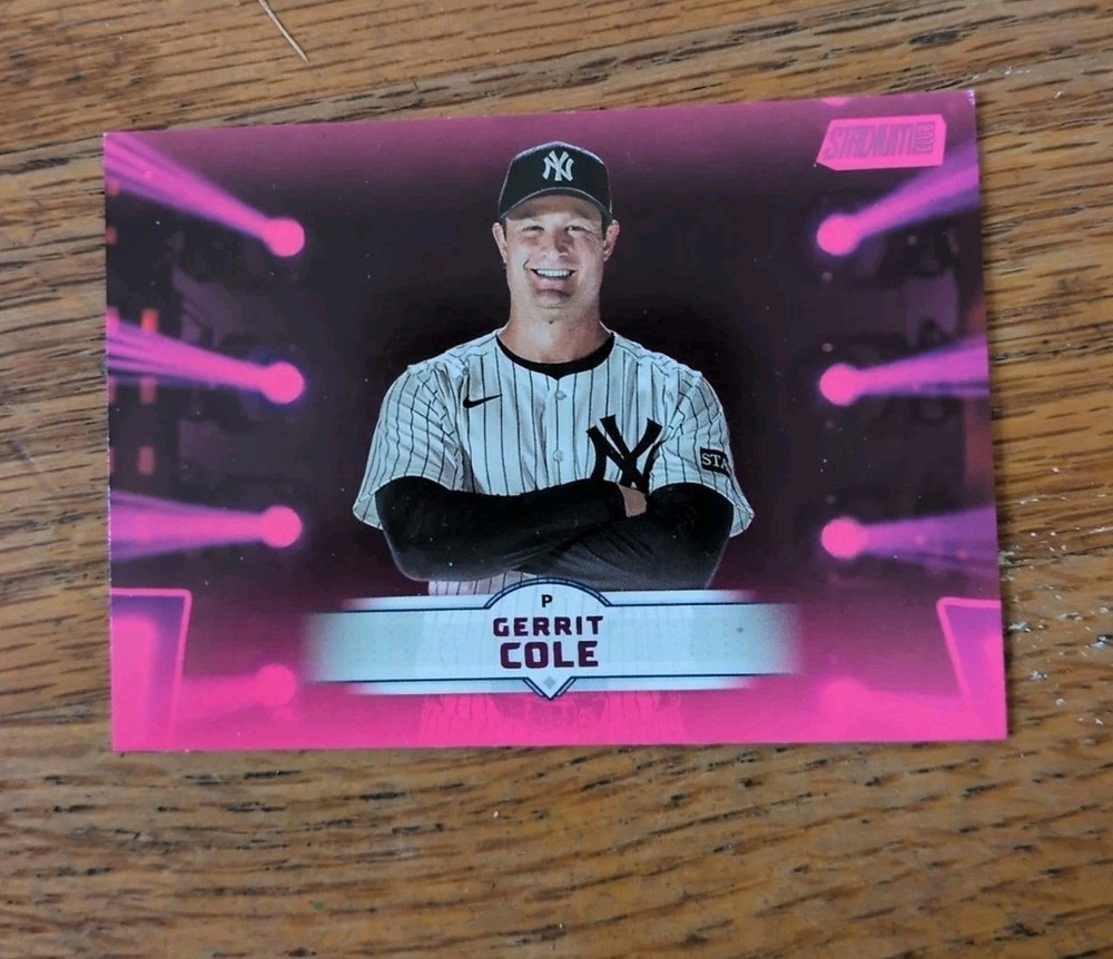 2025 Topps Stadium Club Gerrit Cole #140 Pink Fat Pack Exclusive