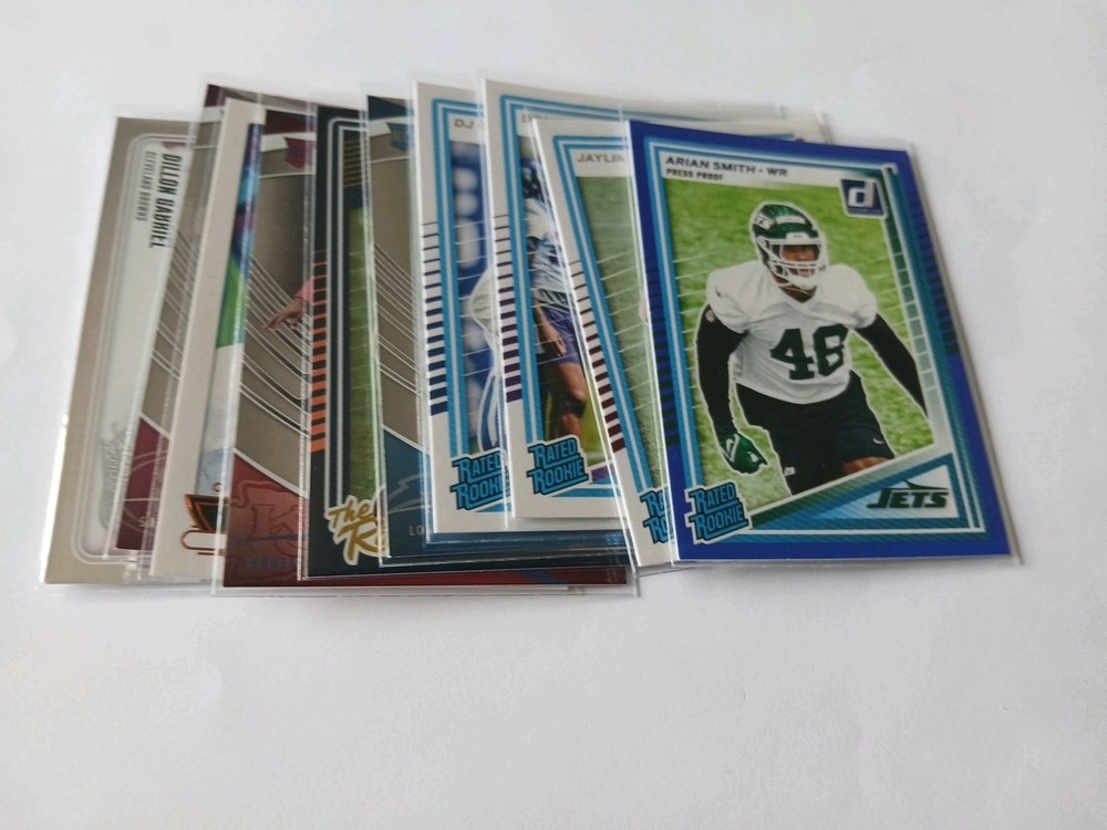 Mystery Football Lot of 10 NFL Cards 1 Garunteed Insert and Rookie