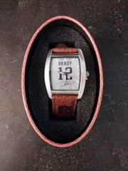 2004 NFL TOM BRADY GAME TIME WATCH IN original Tin-Patriots RARE!New Battery