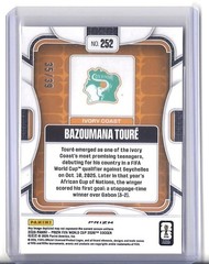 2026 Panini Prizm FIFA World Cup BAZOUMANA TOURE #252 RC Red Wave /39
