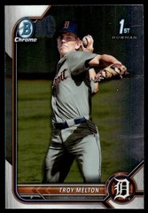 2022 Bowman Draft Chrome Troy Melton Detroit Tigers #BDC-118