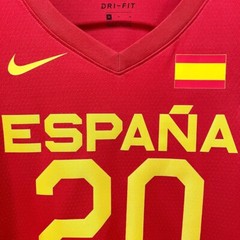 NIKE SPAIN ESPANA NATIONAL TEAM FIBA WORLD CUP BASKETBALL JERSEY RED WBC SZ. M
