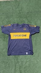 BOCA JUNIORS 2007 2008 HOME FOOTBALL SHIRT SOCCER JERSEY NIKE 217922-411 Medium