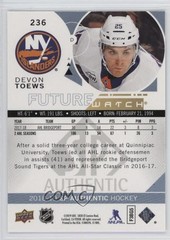 2018-19 SP Authentic Future Watch 128/999 Devon Toews #236 Rookie RC 1sr1