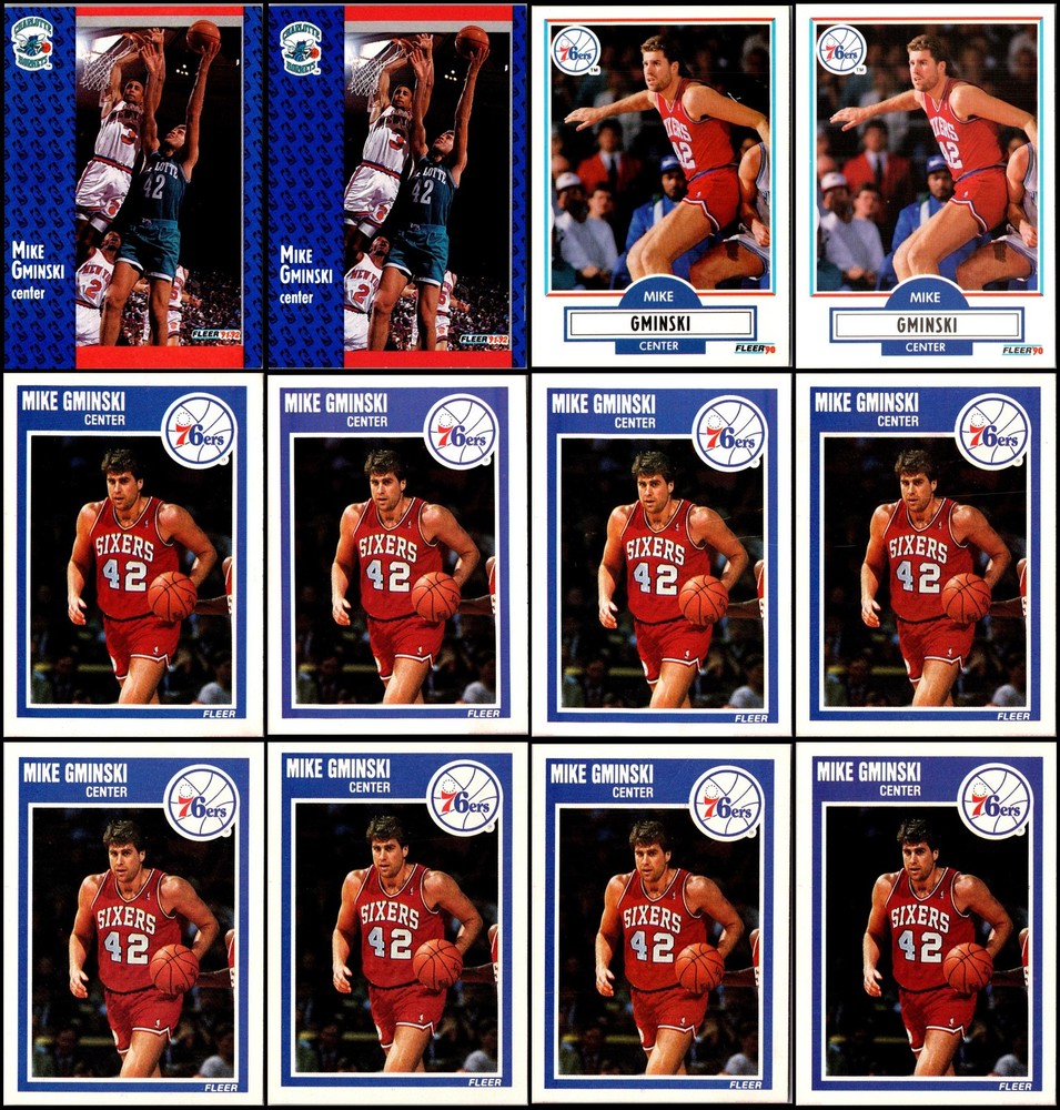 Fleer Mike Gminski (14) Card Lot – Auctionliner