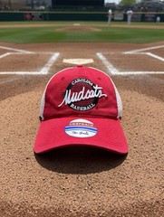 Carolina Mudcats Minor League Baseball Red SnapBack Hat Cap – by The Game – NWT