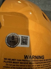 *See Pics & Notes* Cut Matthew Golden Signed Packers Authentic F/S Helmet BAS