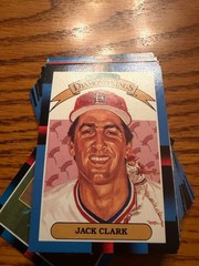 1988 Donruss Diamond Kings Jack Clark St Louis Cardinals Baseball Team Card #15