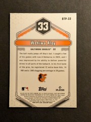 2026 Bowman Chrome Wehiwa Aloy GREEN Refractor #&rsquo;d/99 SP Top 100 Prospects🔥📈🔥