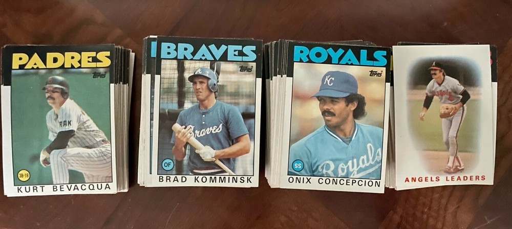 1986 Topps Baseball Card Singles (#265-528) U Pick! 25 Cent Shipping/Discounts!