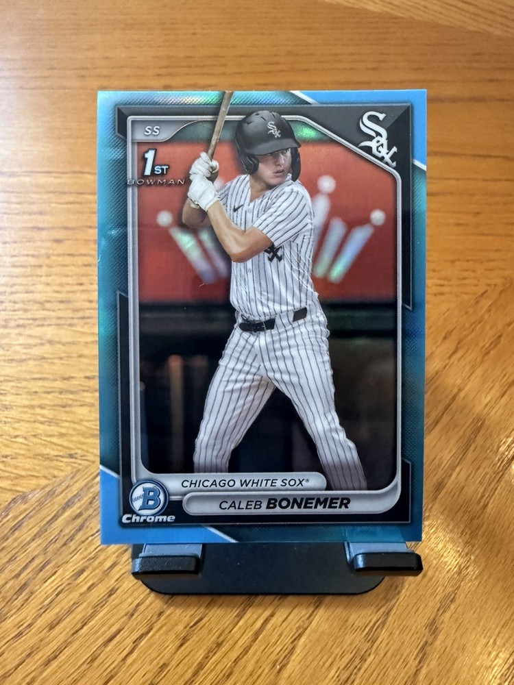 Caleb Bonemer [Sky Blue Refractor] #BDC-31 2024 Bowman Draft Chrome 1st CWS