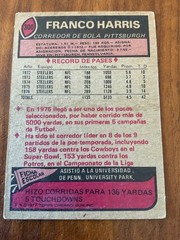 1977 Topps MEXICAN #300 Franco Harris ALL-PRO Hall of Fame running back Steelers