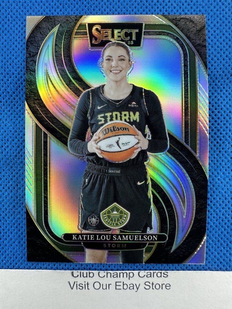2025 #143 Katie Lou Samuelson Panini Select WNBA Premier Silver Prizm Storm