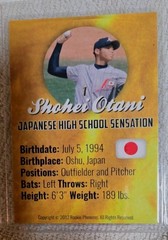 Shohei Ohtani Japanese High School Sensation Misspelled Last Name (ERROR) Otani